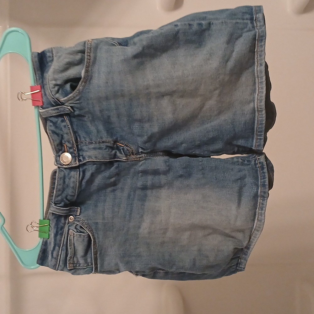 Medium Wash Jean Shorts